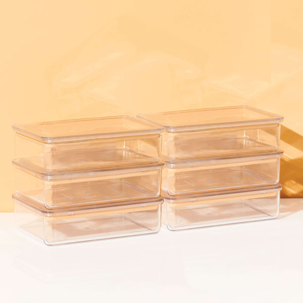 6 Pack 2.3 Oz. Plastic Food Storage Containers With Airtight Lids Salad  Dressing Container To Go Small Condiment Containers - Buy 6 Pack 2.3 Oz.  Plastic Food Storage Containers With Airtight Lids